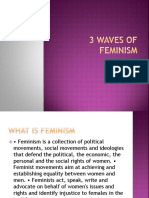 3 Waves of Feminism