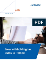 New Withholding Tax Rules in Poland