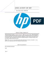 Brand Audit of HP