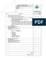 Daftar Tilik Bronkhitis