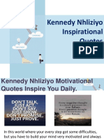Kennedy Nhliziyo Motivational Quotes Inspire You Daily