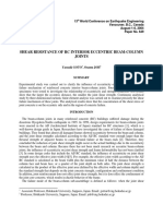 Shear Resistance of RC Beam Column PDF