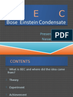 Bose Einstein Condensate Presentation