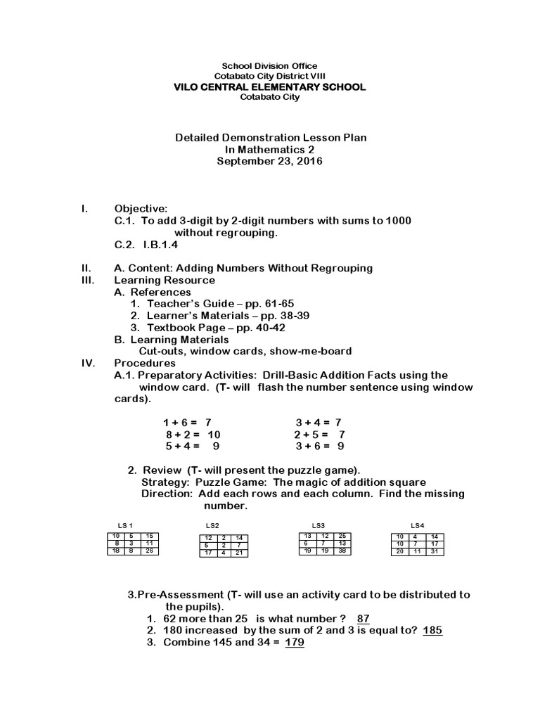 Lesson Plan | PDF | Lesson Plan | Education Theory