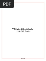 11kv VT Sizing Cal