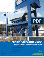 Parker Starbatch 2500': Transportable Asphalt Batch Plant