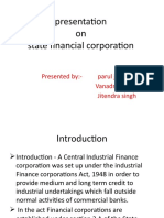 State Financial Corporations: Roles and Functions