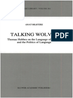 (Synthese Library 262) Anat Biletzki (auth.)-Talking Wolves_ Thomas Hobbes on the Language of Politics and the Politics of Language-Springer Netherlands (1997).pdf