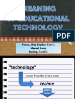 Meaning of Educational Technology