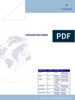 Version Routines: Dateof Issue Version Changes by