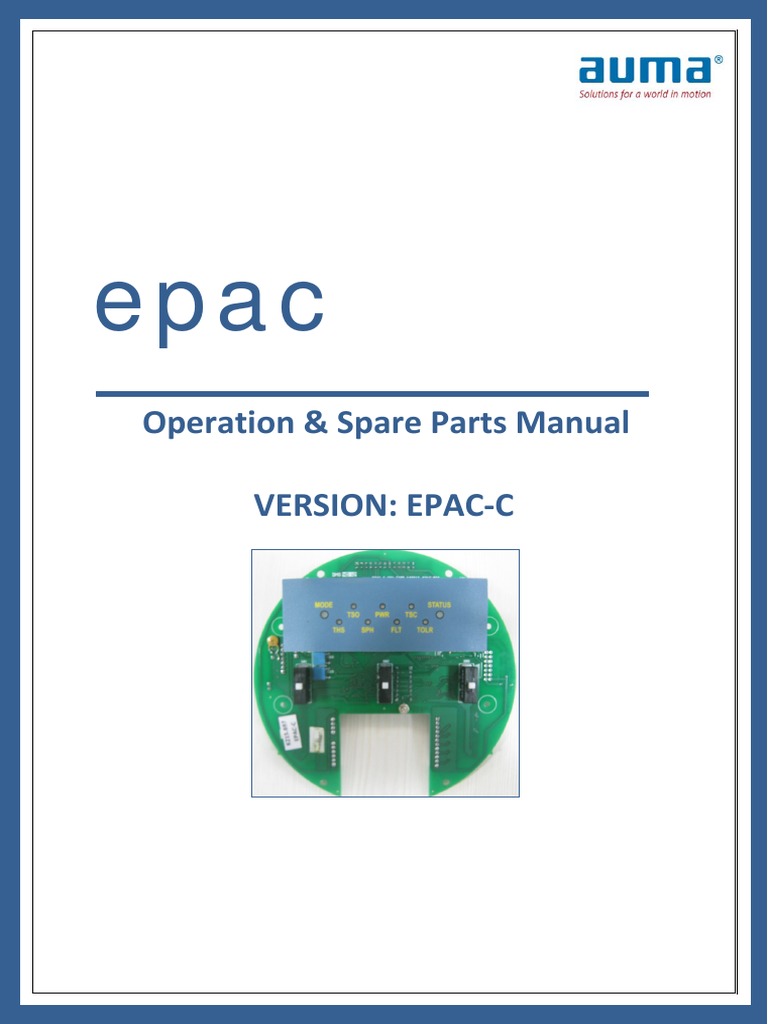 Auma Actuator Data PDF Switch Light Emitting Diode
