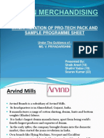 Interpretation of Pro-Tech Pack and Sample Programme Sheet: Under The Guidance of