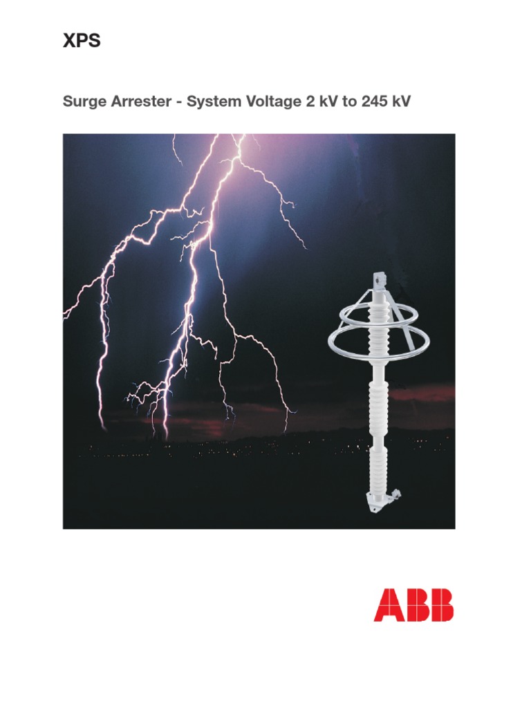 ABB Pararrayos XPS - Catalogue | PDF | Electrical Equipment ...