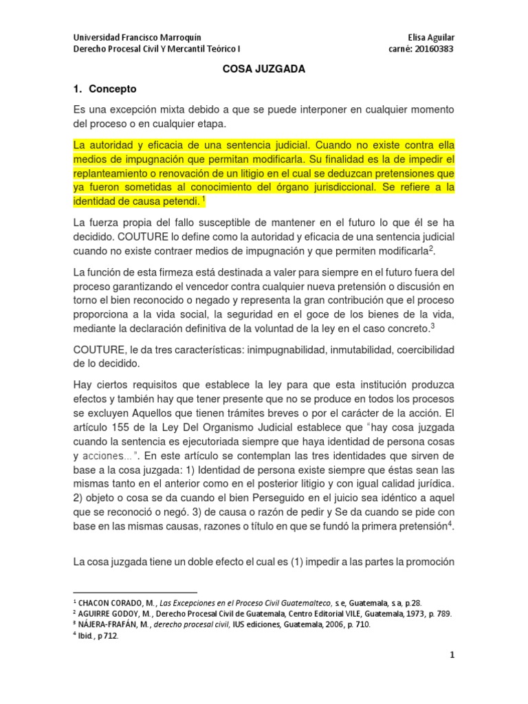 Cosa Juzgada Trabajo | PDF | Res Judicata | Sentencia (ley)