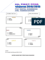 JADWAL PIKET SISWA