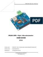 Pican Gps + Gyro +accelerometer User Guide V1.0