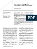 Fruit Micromorphology in The Russian Far East