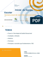 Gestão educacional TGE