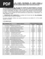 Resultado - Exames Preliminares de Saúde