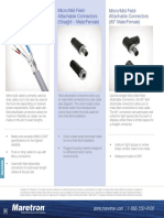 Micro Bulk Cable Micro/Mid Field-Attachable Connectors (90° Male/Female) Micro/Mid Field - Attachable Connectors (Straight - Male/Female)