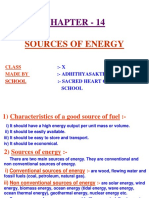 Chapter - 14: Sources of Energy