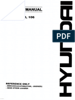 Yanmar Engine Service Manual For Hyundai Equipment