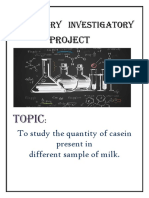 Project: Chemistry Investigatory