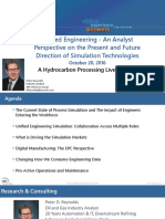 Unified Engineering - An Analyst Perspective on the Present and Future Direction of Simulation Technologies 20Oct2016