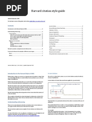HarvardCitationStyle Printable