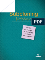 Subcloning Notebook Row