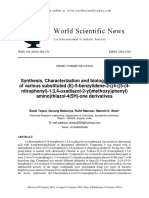 Synthesis, Characterization and biological activity  of various substituted (E)-5-benzylidene-2-((4-((5-(4- nitrophenyl)-1,3,4-oxadiazol-2-yl)methoxy)phenyl)  amino)thiazol-4(5H)-one derivatives