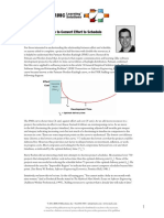 Using The PNR Curve To Convert Effort To Schedule