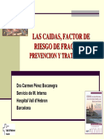 Las Caidas, Factor de Riesgo de Fractura