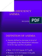 Iron Deficiency Anemia Final BDS