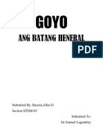 Reflection About The Movie Called Goyo Ang Batang Heneral