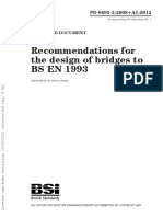 Recommendations For The Design of Bridges To BS EN 1993: Published Document