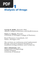 Dialyzable Drugs | PDF | Medicinal Chemistry | Dialysis