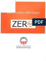 ADDC HSE Golden Rules