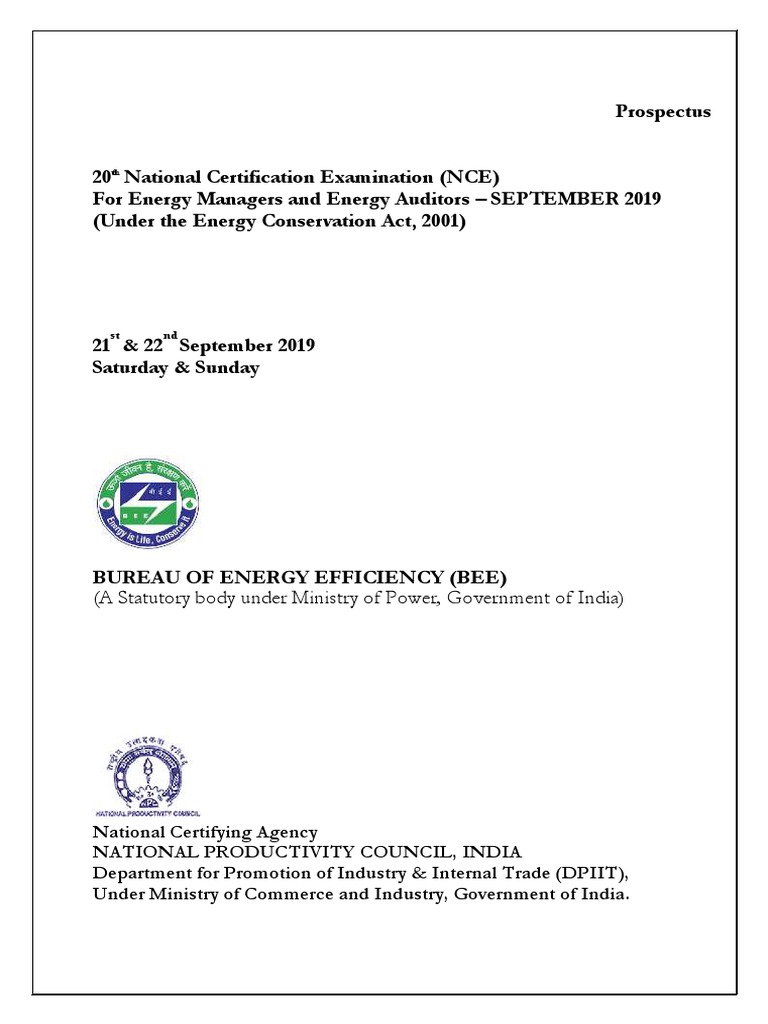 Prospectus: (A Statutory Body Under Ministry of Power, Government of ...