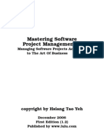 16553924 Mastering Software Project Management