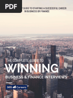 The Complete Guide To Winning Business Finance Interviews V1 PDF