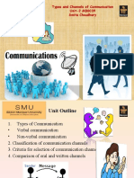 Types and Channels of Communication Unit-2 MB0039 Smita Choudhary