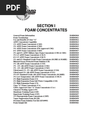 Chemguard Foam Concentrates