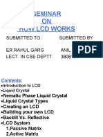 Seminar ON How LCD Works