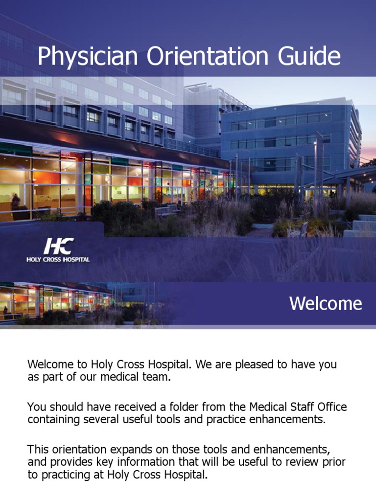 Physician Orientation Presentation3 | PDF | Patient | Medical Record
