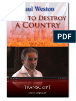How To Destroy A Country