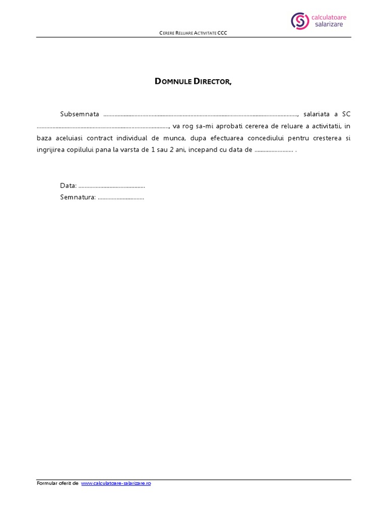cerere-reluare-activitate-ccc