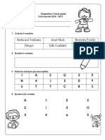 Diagnostio Tercero Preescolar 2018