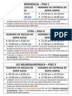 Formato de Horarios