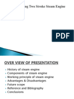 Double Acting Two Stroke Steam Engine